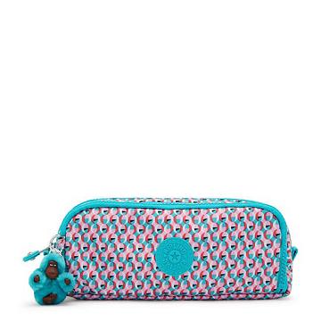 Kipling Gitroy Classic Printed Pencil Case Taske Lyserød | DK 1900CT